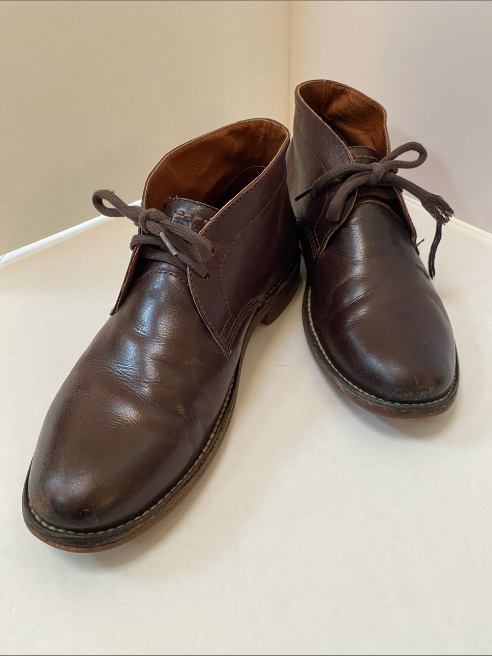 Frye Men's Paul Brown Leather Chukka Boots Size 10 1/2 D Gorpcore Casual Preppy